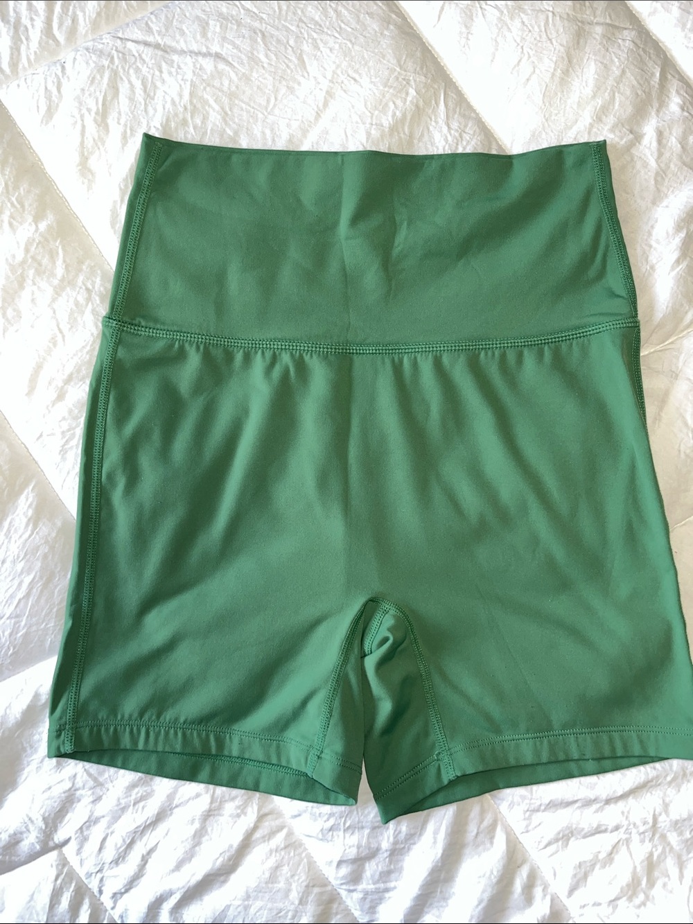 Primark High-Waist Emerald Green Bike Shorts